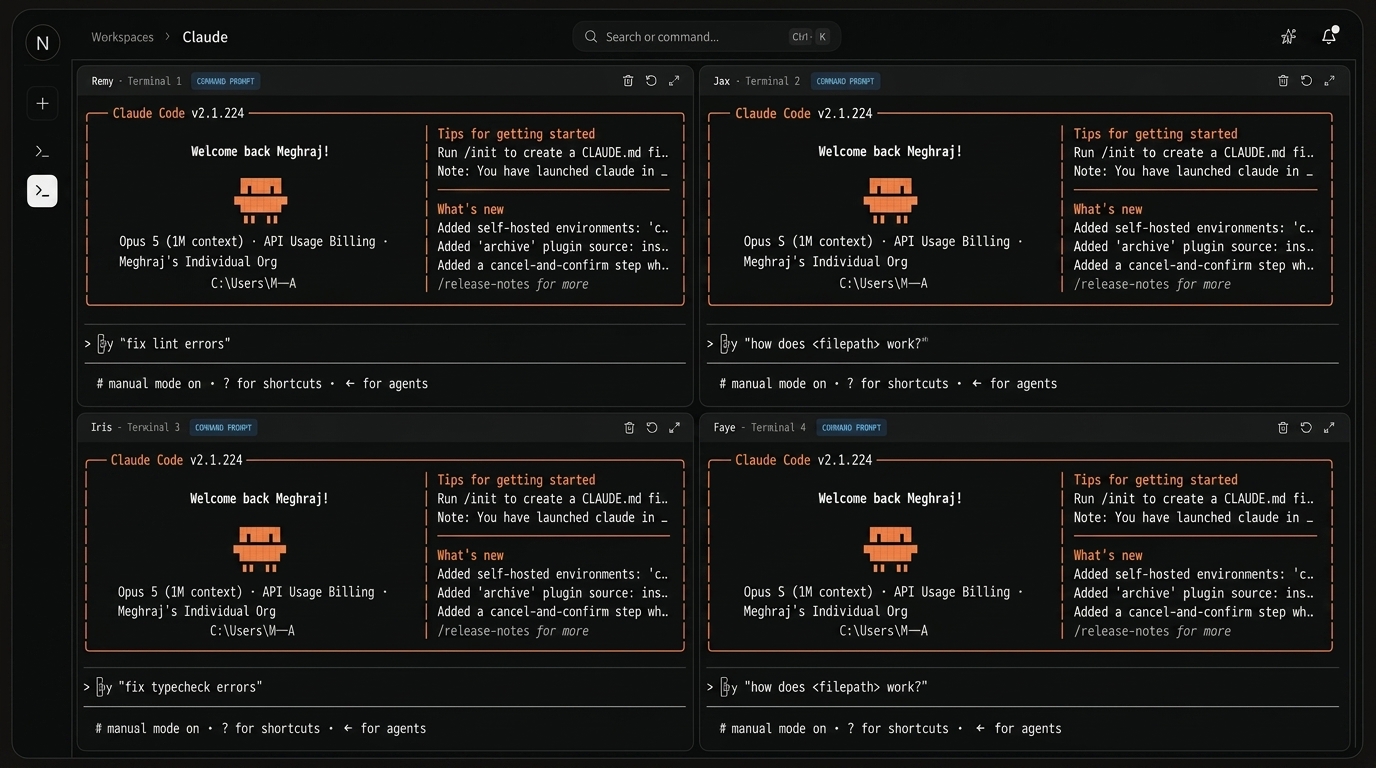 Hyperion workspace screenshot